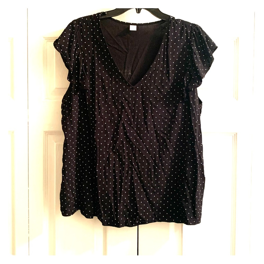 Old Navy Polka Dot Blouse